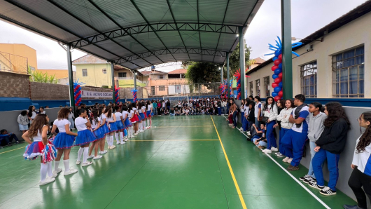 11 DE AGOSTO: No Dia do Estudante, E.E Altivo Coelho inaugura sua 1ª quadra coberta poliesportiva