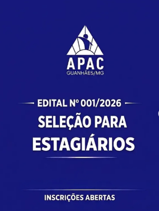 APAC Guanh&atilde;es abre processo seletivo para estagi&aacute;rios nas &aacute;reas de Direito e Financeiro