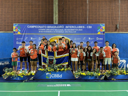 Atletas da região apresentam bom desempenho na I Etapa do Circuito Nacional de Badminton, em São Paulo
