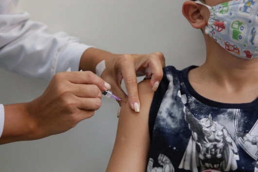 78% das crianças com idade entre 05 e 11 anos foram vacinadas contra a covid em Guanhães