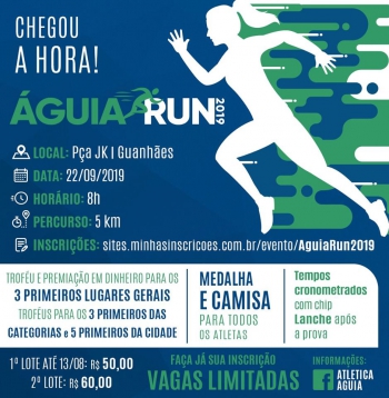 Abertas as inscrições para a 4ª Edição da ÁGUIA RUN