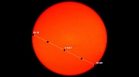 Trânsito de Mercúrio: planeta passa na frente do Sol nesta segunda