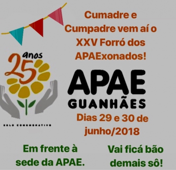 25ª Edição do Forró da APAE já tem data marcada!