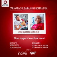 SOLIDARIEDADE: Vagas para a caravana da Associação Ato de Amor que segue rumo à capital em prol de André Ricardo dos Santos Filho estão esgotadas