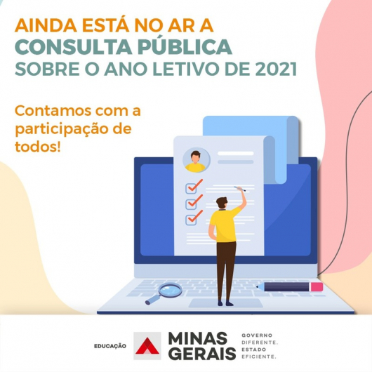 Comunidade escolar pode participar de consulta pública sobre ano letivo 2021