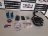 Polícia prende jovem que comercializava drogas em Coroaci