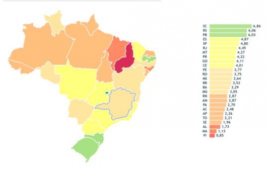Ranking Nacional dos Portais de Transparência: Guanhães ficou em 84º lugar, com a pontuação de 5,90
