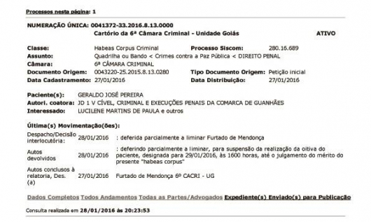 Operação Cartas Marcadas/Guanhães para Todos: JUSTIÇA CONCEDE LIMINAR PARCIAL AO PREFEITO LADINHO E NEGA HABEAS CORPUS AO PROCURADOR DO MUNICÍPIO