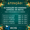 NATAL: Ap&oacute;s solicita&ccedil;&atilde;o da Vigil&acirc;ncia Sanit&aacute;ria, ACIG altera calend&aacute;rio de funcionamento do com&eacute;rcio