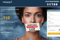 Proteste faz campanha contra cobrança de bandeiras tarifárias na conta de luz