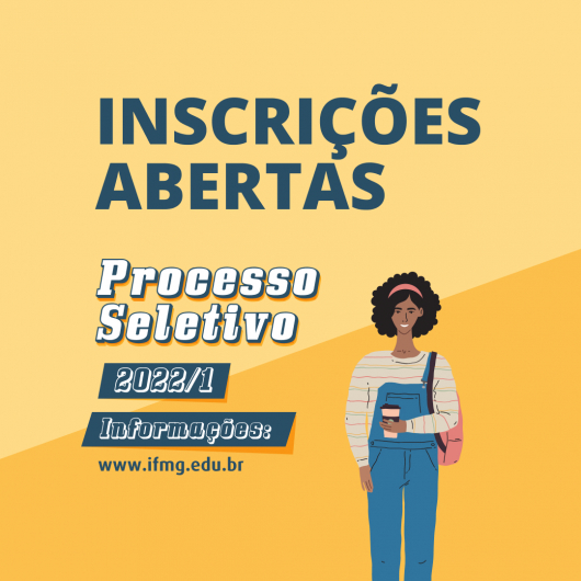 IFMG abre inscrições para o 1º Processo Seletivo 2022