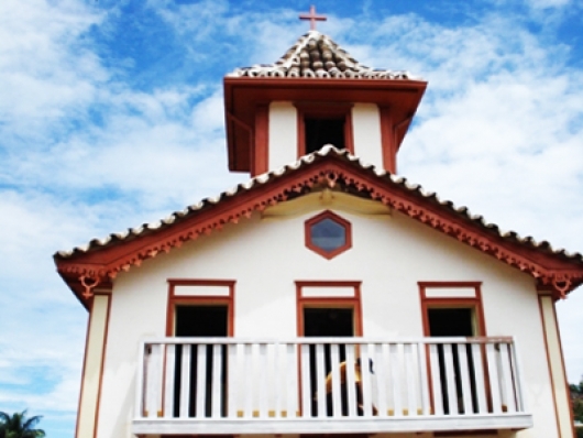 Altar da Capela Nossa Senhora do Carmo está sendo restaurado