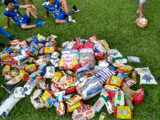TORNEIO SOLIDÁRIO: Moradores de Guanhães arrecadam mais de 200 kg de alimentos em prol de dezenas de famílias