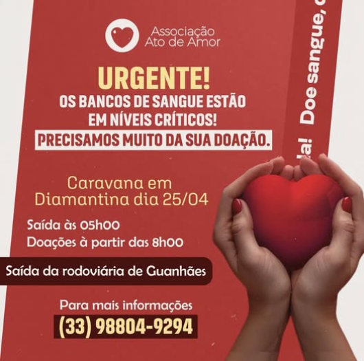 Participe da Caravana da Associa&ccedil;&atilde;o Ato de Amor neste m&ecirc;s de abril