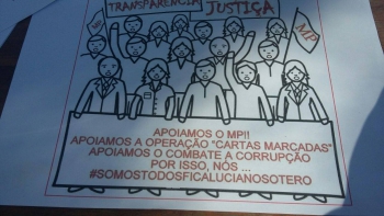 Guanhães: População realiza ato público em apoio ao Promotor de Justiça, Luciano Sotero Santiago