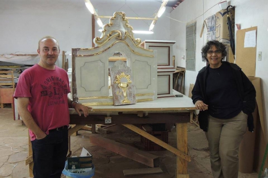 Altar original da Capela Nossa Senhora do Carmo será entregue à comunidade no dia dedicado à padroeira