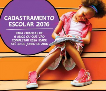 Atenção pais: Cadastramento Escolar é prorrogado até 26 de junho