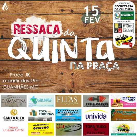 Hoje é dia de Ressaca do Quinta na Praça!