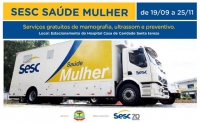 Unidade móvel do ‘Sesc Saúde Mulher&quot; chega a Serro