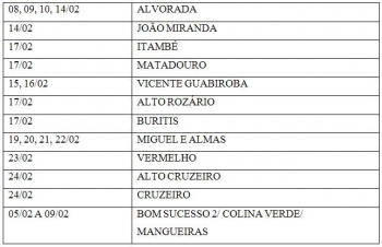 Vigilância Epidemiológica divulga cronograma do Mutirão contra o Aedes Aegypti