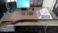 Polícia Ambiental flagra desmatamento ilegal e recolhe arma de fogo em Peçanha
