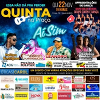 O Quinta na Praça de hoje está IMPERDÍVEL! Confira ...