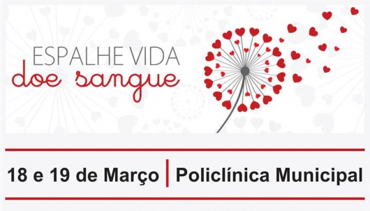 É hora de doar: Hemominas estará em Conceição do Mato Dentro nos dias 18 e 19 de março
