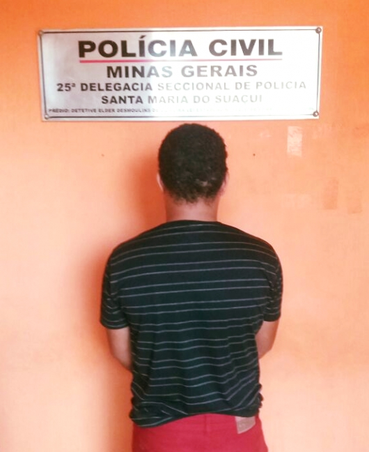 Jovem suspeito de matar “amigo” a pauladas é preso em Santa Maria do Suaçuí