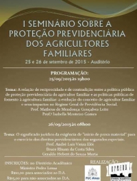 Serro recebe o I Seminário sobre a proteção previdenciária dos agricultores familiares