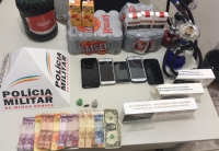 PM realiza pris&otilde;es por tr&aacute;fico e recepta&ccedil;&atilde;o em Sardo&aacute;