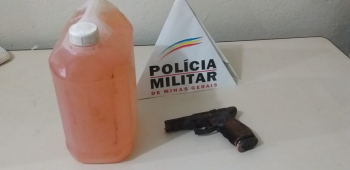 Autores são presos após assalto à mão armada em Posto de Combustíveis de Materlândia