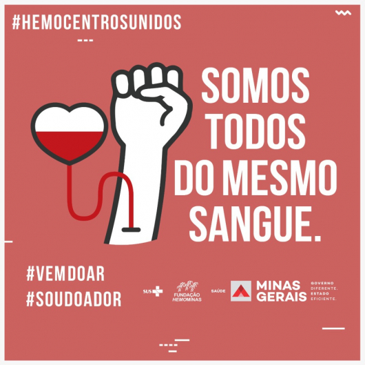 Hemocentros do Brasil se unem em campanha de incentivo à doação voluntária de sangue