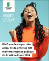 IFMG de São João Evangelista está entre as melhores escolas públicas do Brasil!