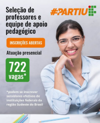 IFMG abre inscri&ccedil;&otilde;es para docentes e profissionais de apoio pedag&oacute;gico, com vagas no campus S&atilde;o Jo&atilde;o Evangelista
