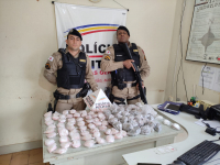 Polícia Militar apreende grande quantidade de drogas em Materlândia