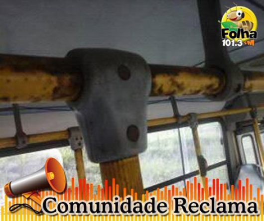 GUANHÃES: Usuária do transporte público denuncia estado dos ônibus