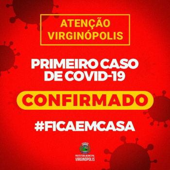 Virginópolis anuncia primeiro caso confirmado de COVID-19