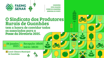 Posse da Diretoria 2025 do Sindicato dos Produtores Rurais de Guanhães acontece nesta segunda