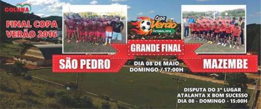 Esporte: Final da 5ª Copa Verão de Futebol Amador de Coluna acontece neste domingo