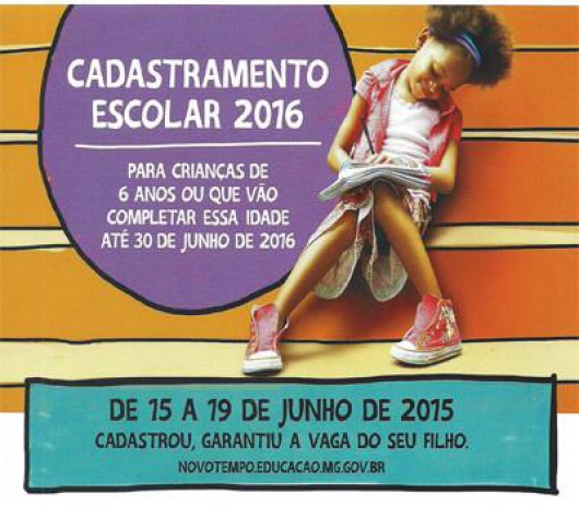 Atenção pais: Cadastramento escolar começa na próxima segunda em Guanhães