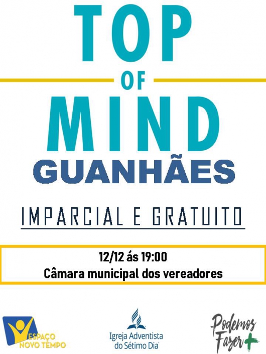 PESQUISA DE OPINIÃO: Conheça as empresas de Guanhães que foram TOP Of Mind em 38 segmentos de mercado