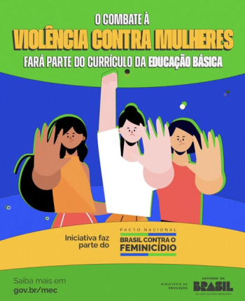 MEC ir&aacute; incluir conte&uacute;dos sobre o enfrentamento &agrave; viol&ecirc;ncia contra as mulheres nos curr&iacute;culos da educa&ccedil;&atilde;o b&aacute;sica