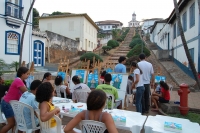 Continua, com muito sucesso, o 1º Festival de Artes Plásticas de Serro