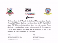 Destacamento Policial Militar é reinaugurado em Santa Efigênia de Minas