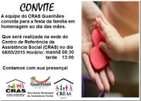Prefeitura Municipal de Guanhães realiza evento para comemorar o Dia das Mães