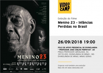 Primeira exibição do Projeto de Extensão Polos de Cinema acontece nesta quarta em Divinolândia de Minas