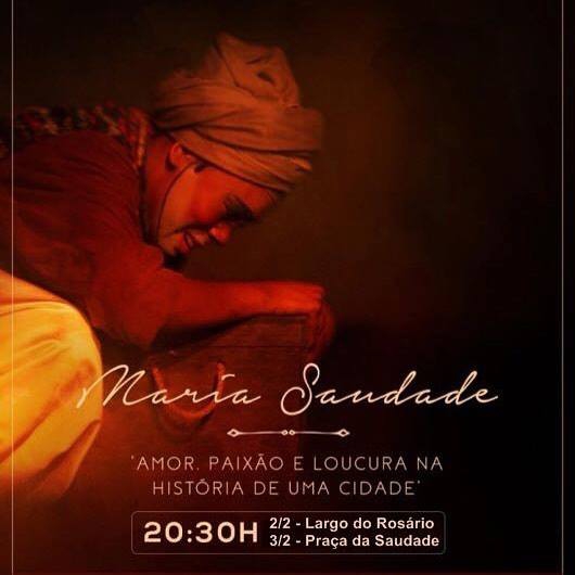 Conceição do Mato Dentro vai realizar espetáculo teatral “Maria Saudade”