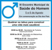 Dia dos Pais: Conceição do Mato Dentro promove o III Encontro Municipal da Saúde do Homem