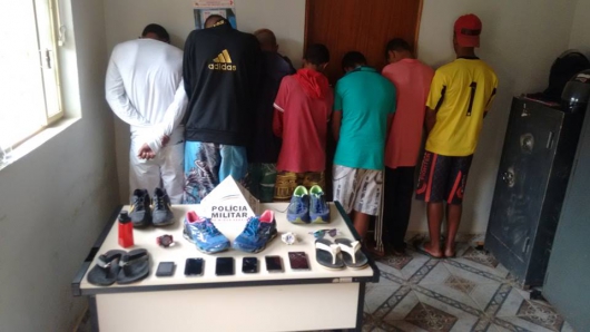 Polícia militar apreende menores por furto em escola de Santa Maria do Suaçuí