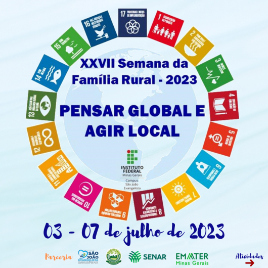 XXVII Semana da Família Rural do IFMG/SJE já está com as inscrições abertas